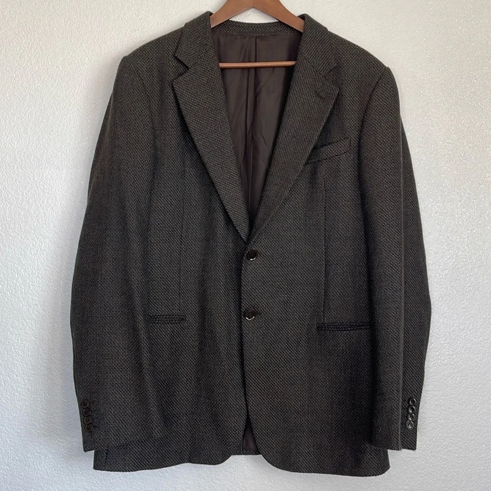 Armani Collezioni Charcoal Gray Blazer